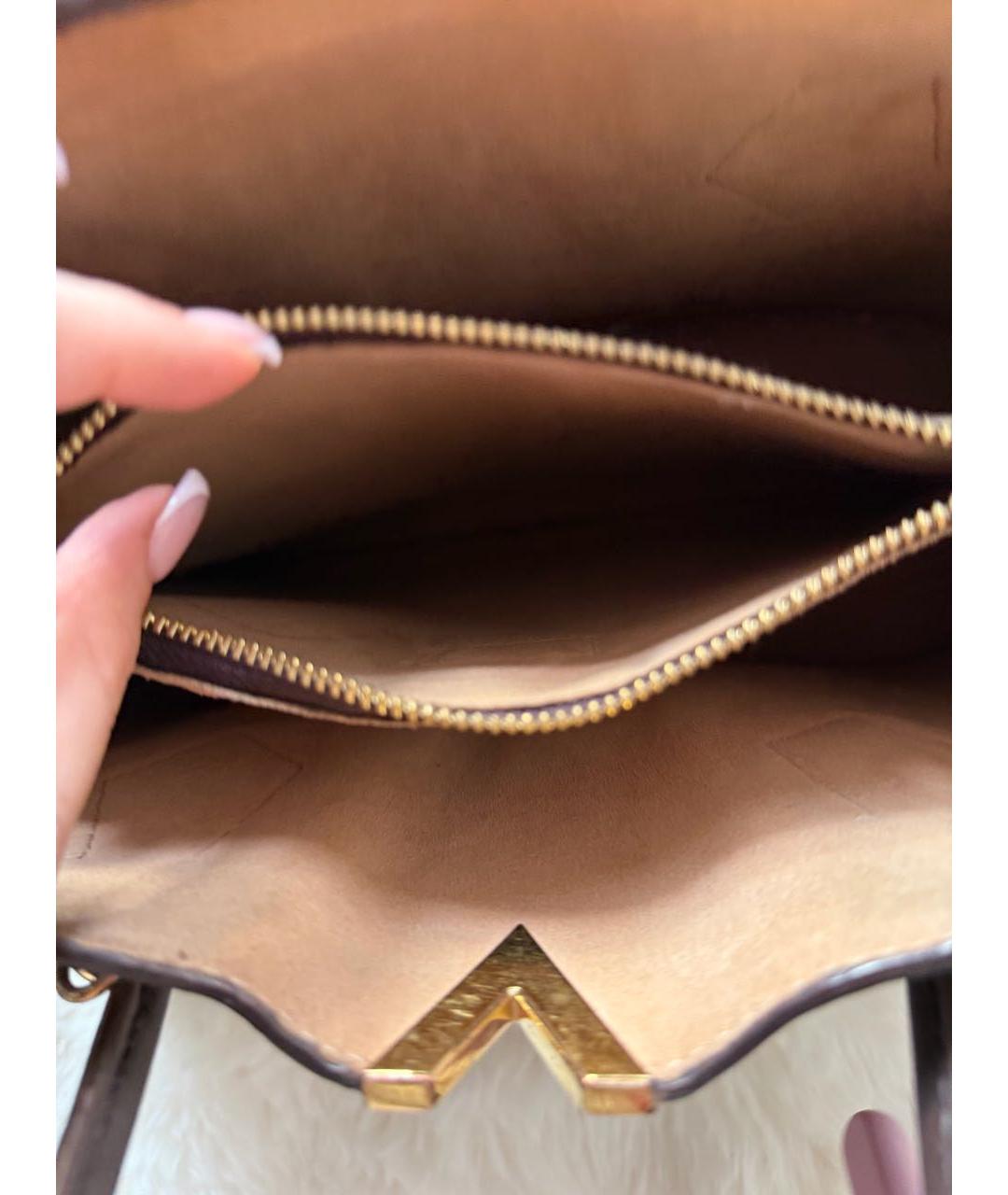 LOUIS VUITTON Коричневая сумка тоут, фото 4
