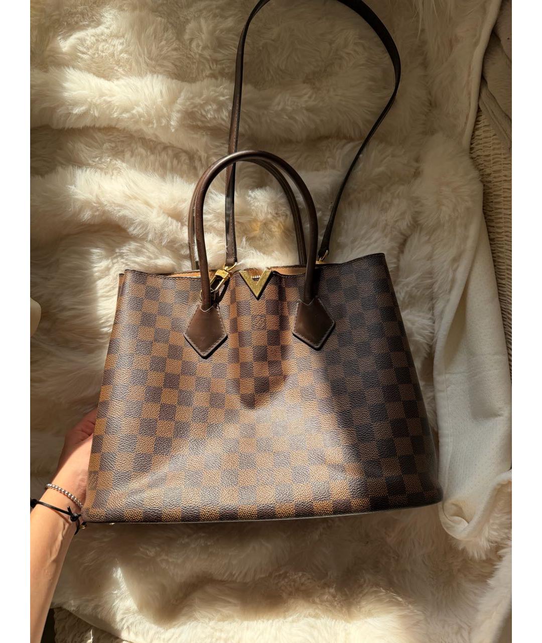 LOUIS VUITTON Коричневая сумка тоут, фото 2