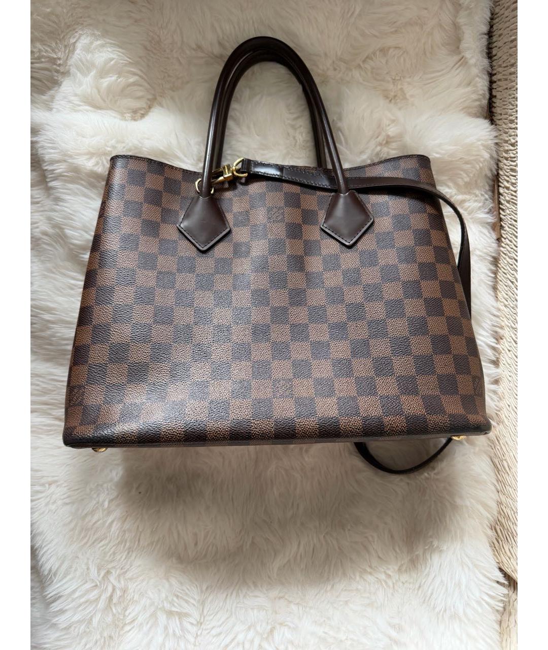 LOUIS VUITTON Коричневая сумка тоут, фото 3