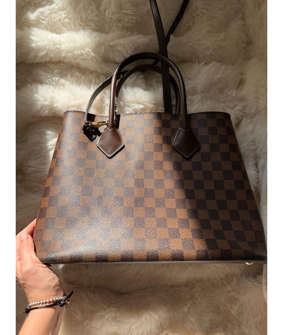 LOUIS VUITTON Коричневая сумка тоут, фото 6