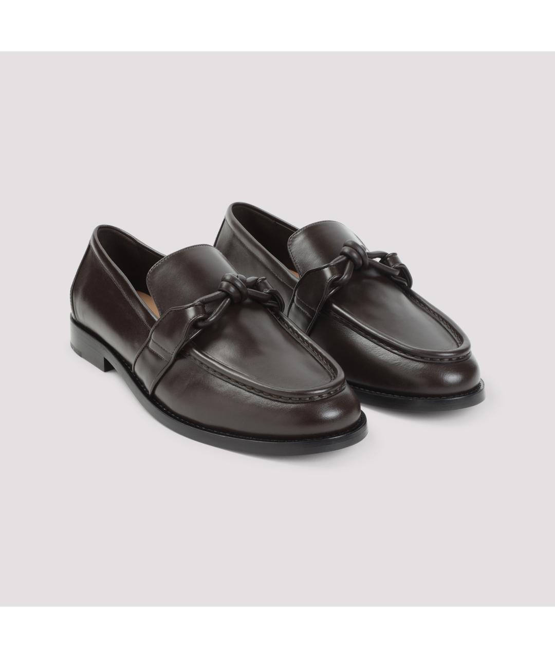 BOTTEGA VENETA Кожаные лоферы, фото 3