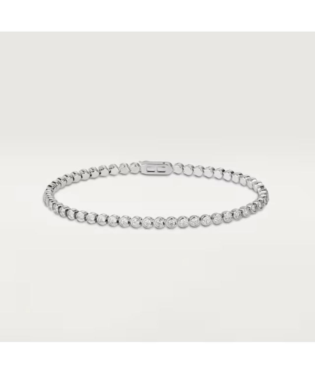 CARTIER Белый браслет из белого золота, фото 8