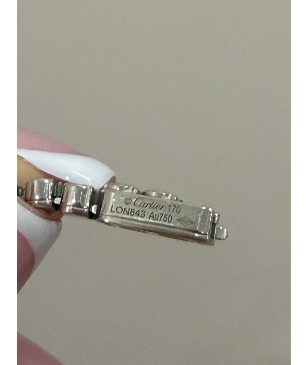 CARTIER Белый браслет из белого золота, фото 7