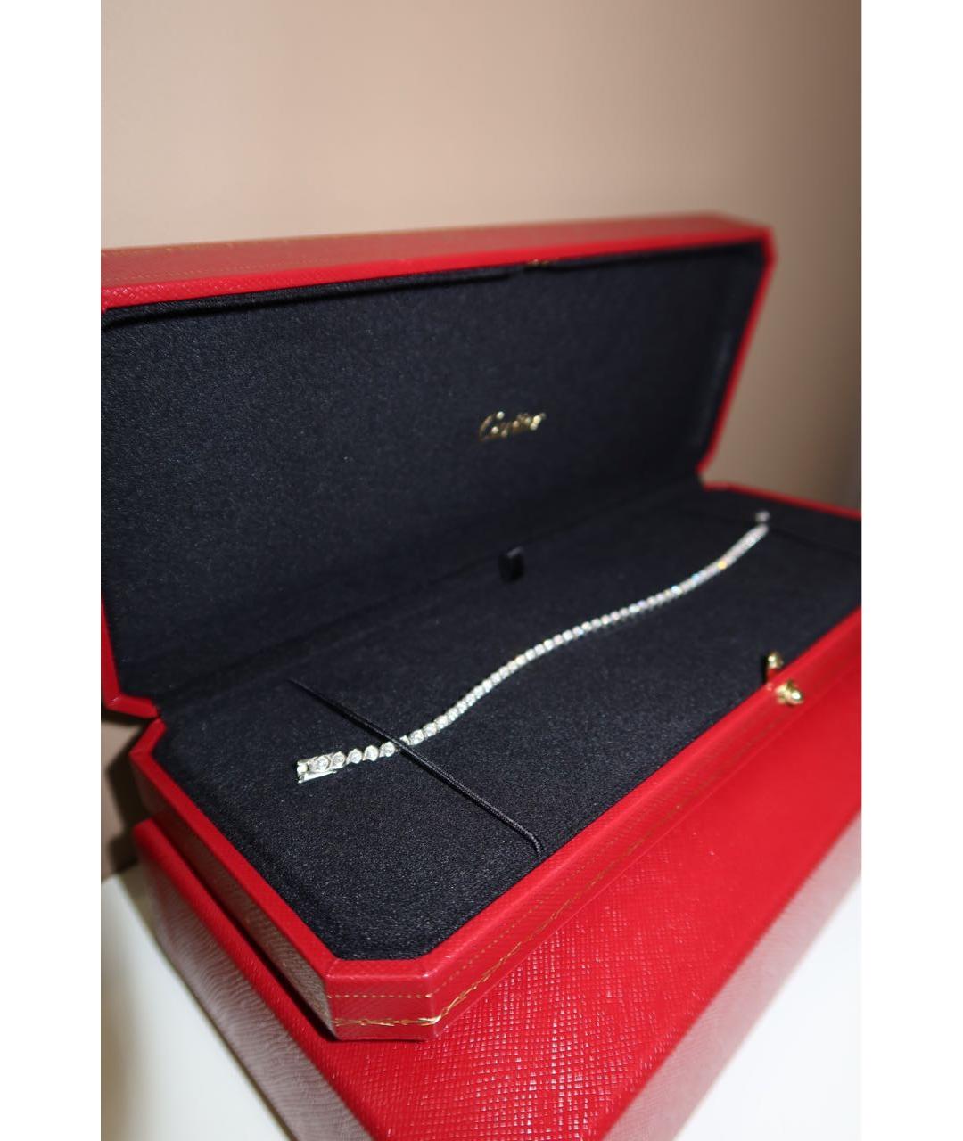 CARTIER Белый браслет из белого золота, фото 6