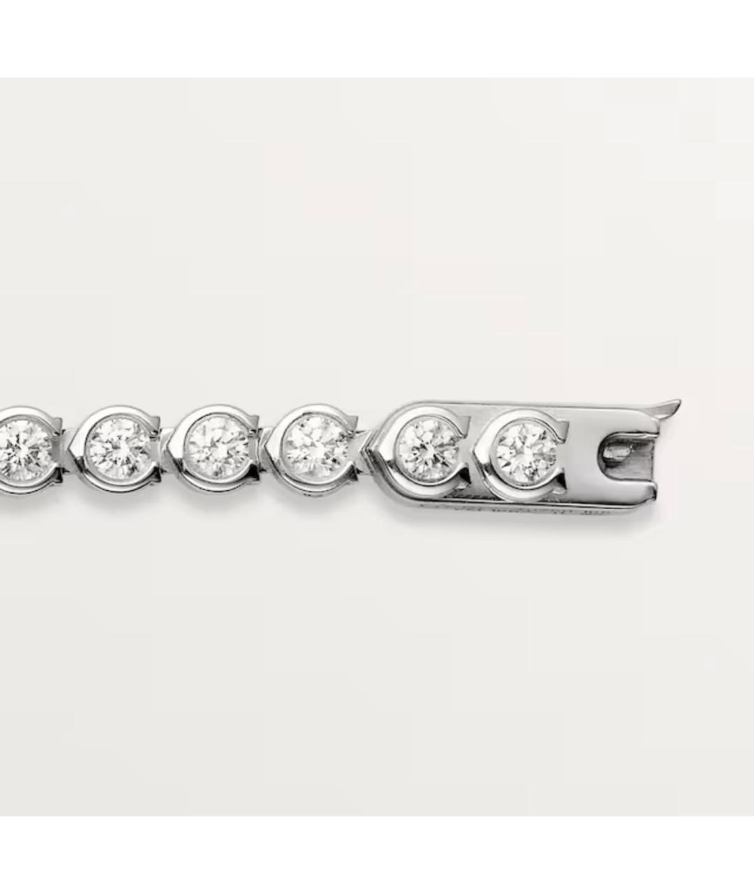 CARTIER Белый браслет из белого золота, фото 4
