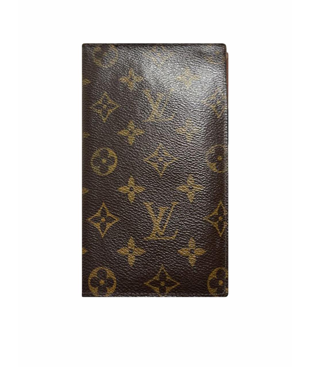 LOUIS VUITTON Коричневый кошелек, фото 1