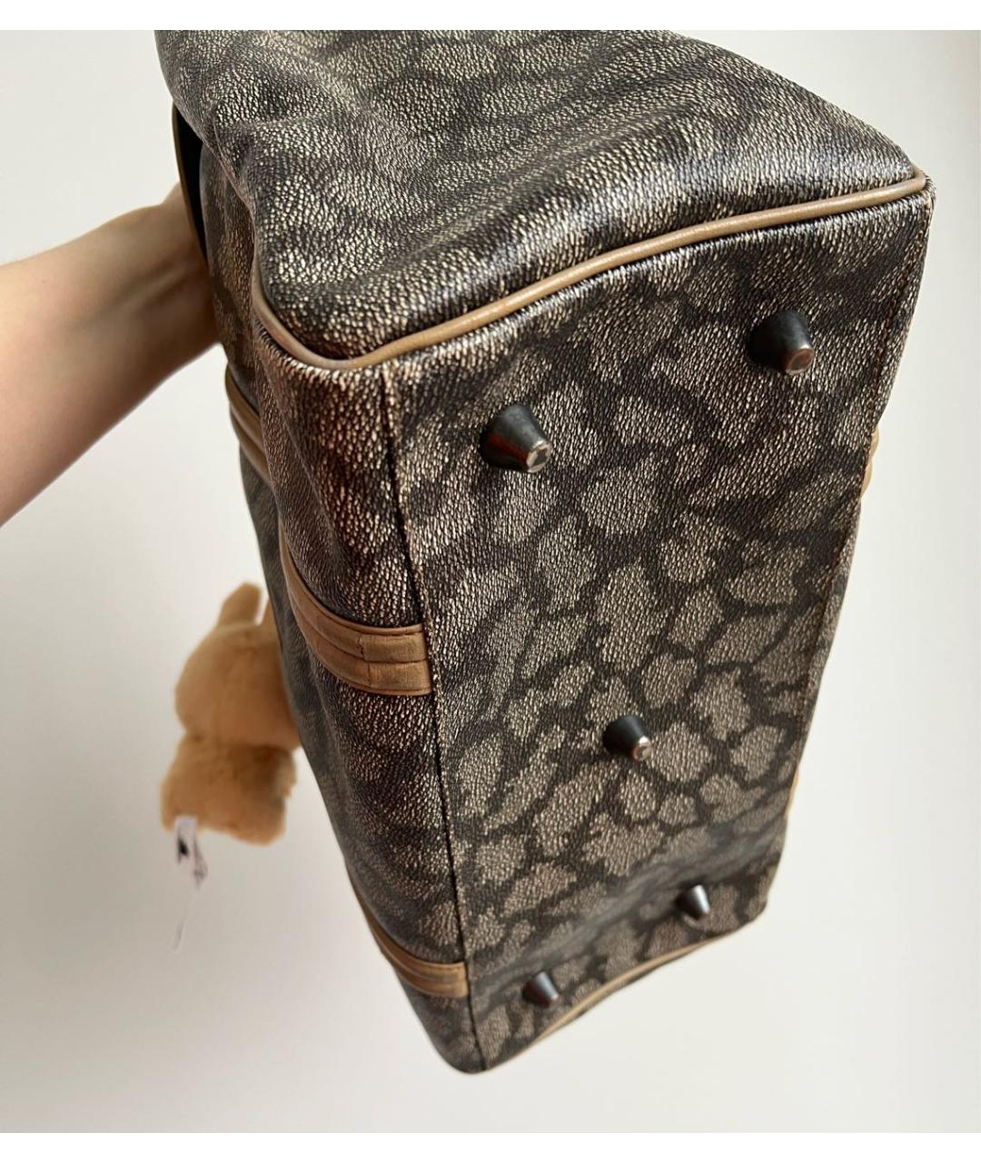 SAINT LAURENT Бежевая кожаная сумка через плечо, фото 3