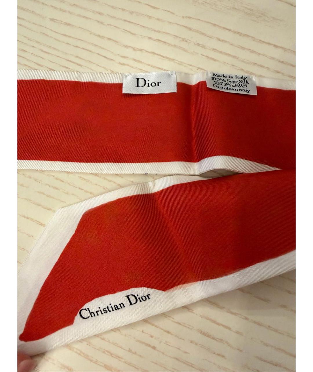 CHRISTIAN DIOR Мульти шелковый платок, фото 3