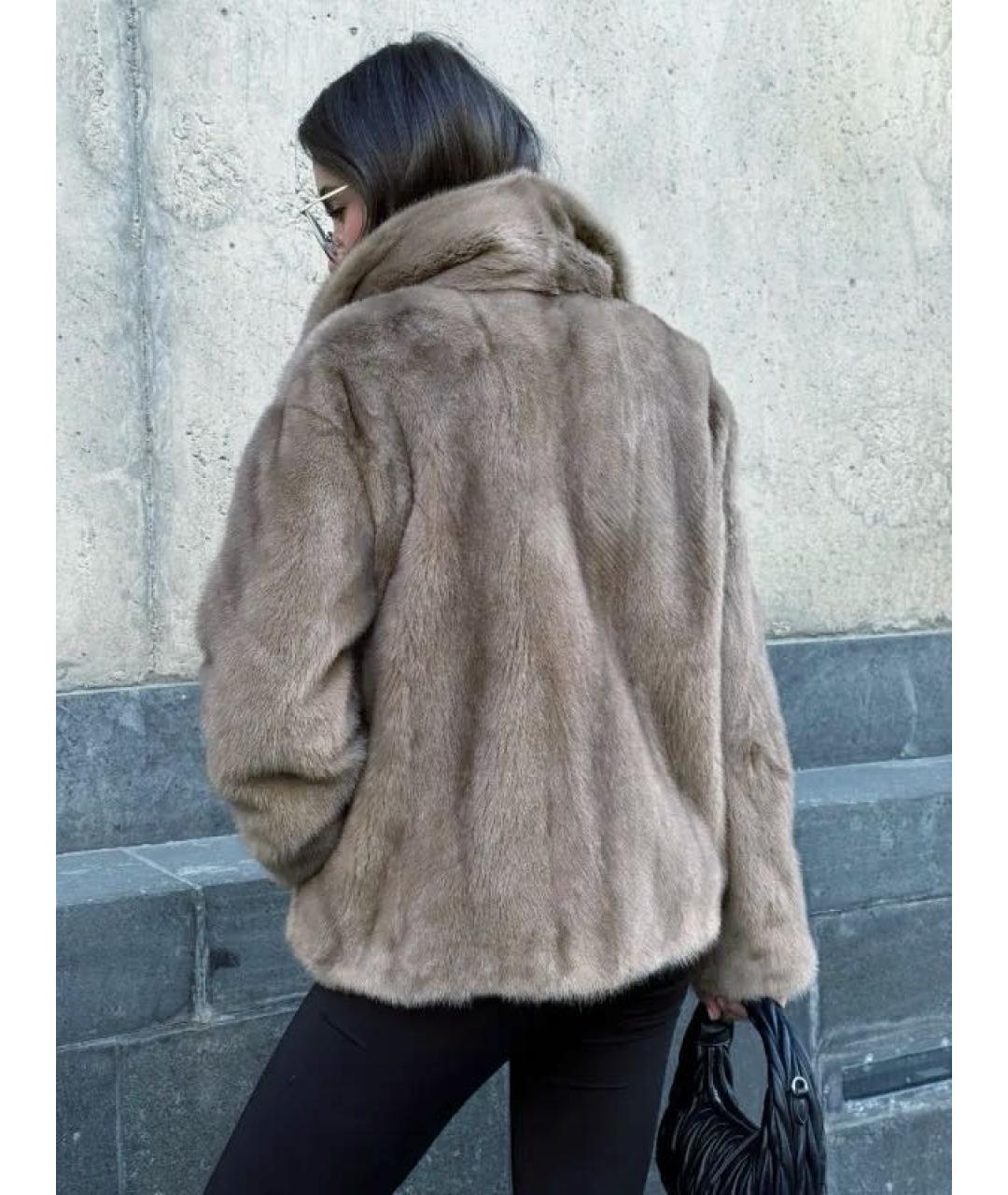 SAGA Серая меховая шуба, фото 5