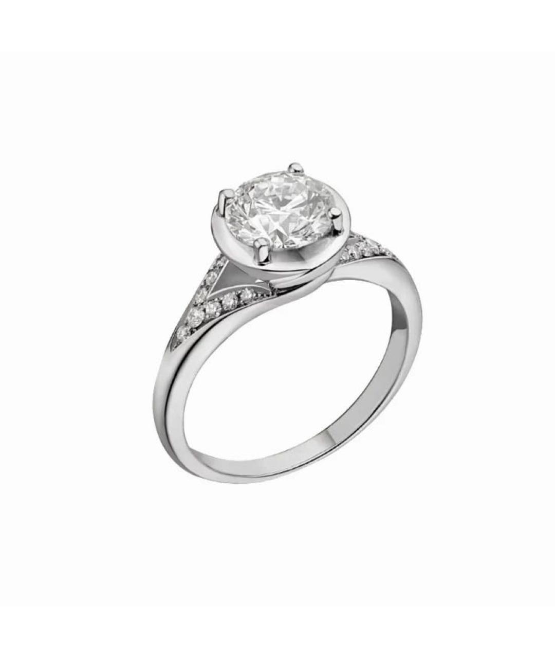 BVLGARI Белое платиновое кольцо, фото 4