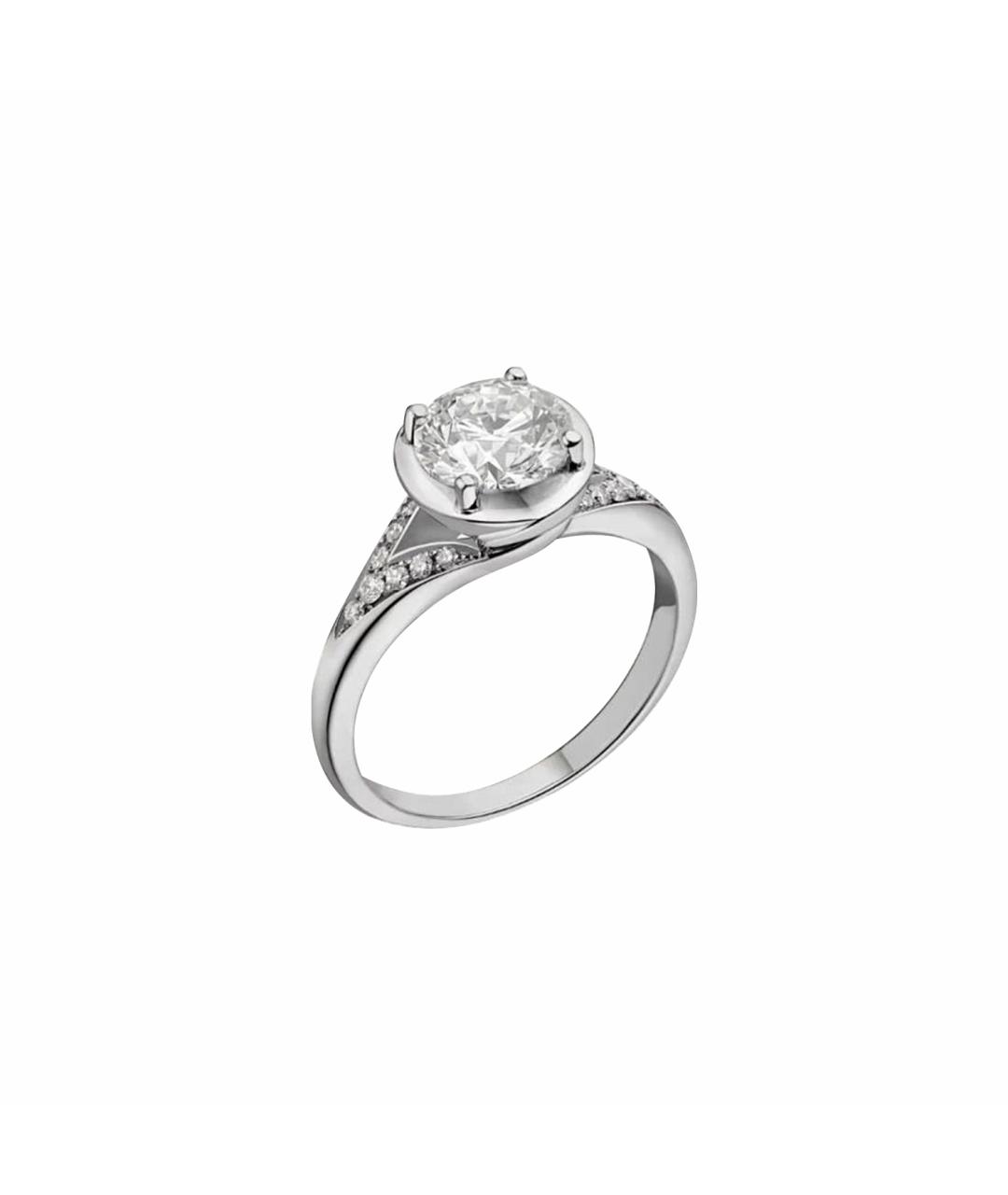 BVLGARI Белое платиновое кольцо, фото 1