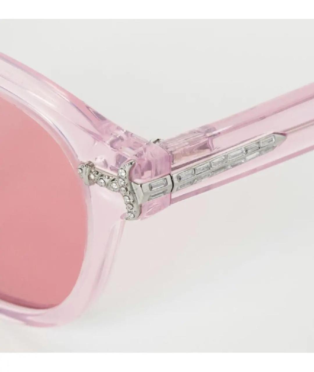 GIAMBATTISTA VALLI Розовые пластиковые солнцезащитные очки, фото 3