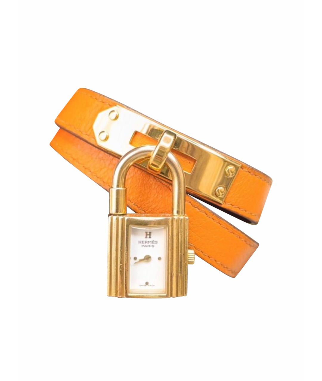 HERMES Оранжевые часы, фото 1