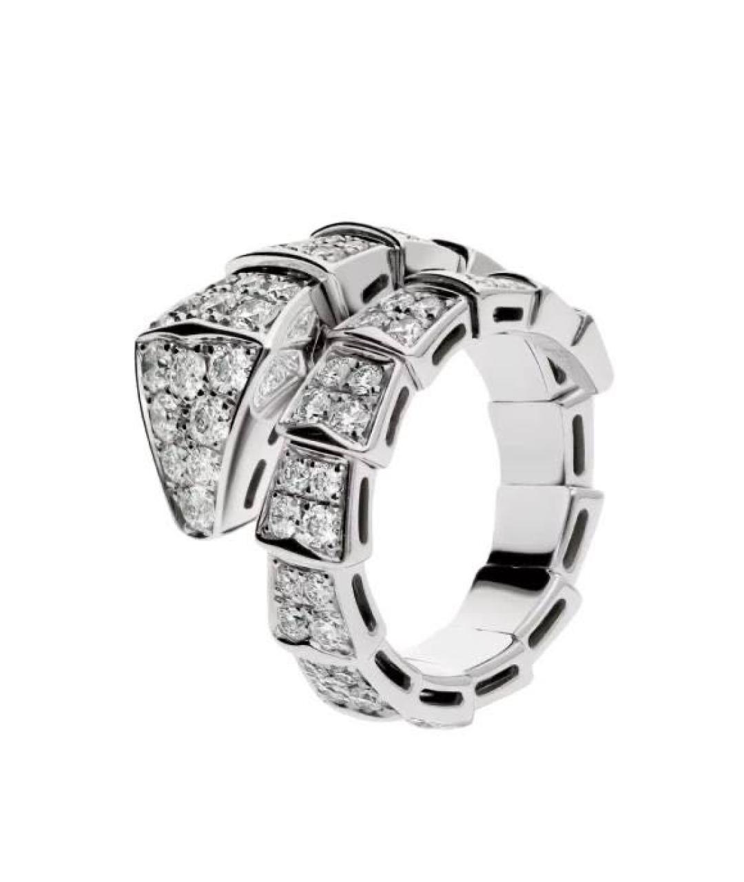 BVLGARI Белое кольцо из белого золота, фото 2