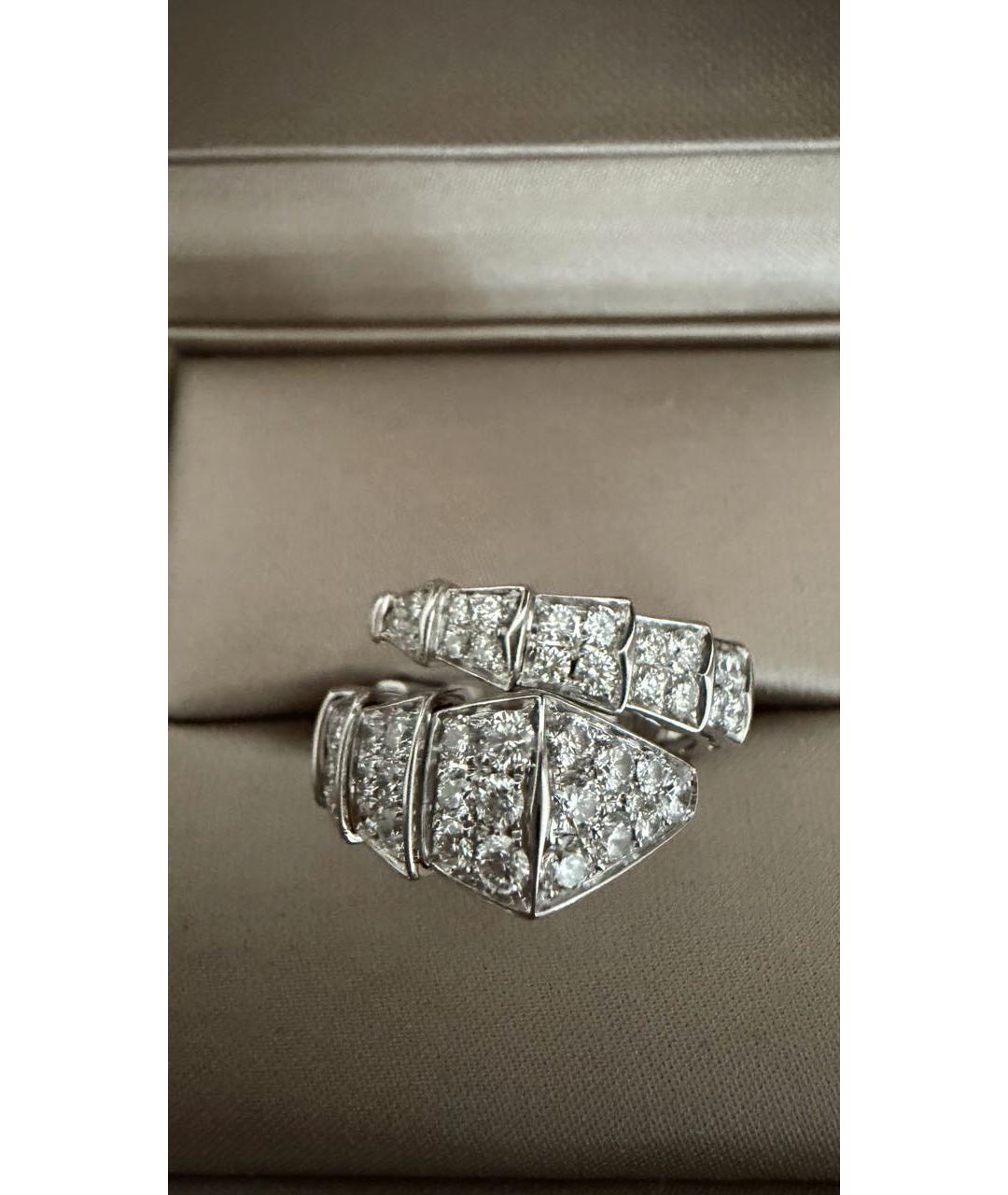 BVLGARI Белое кольцо из белого золота, фото 5