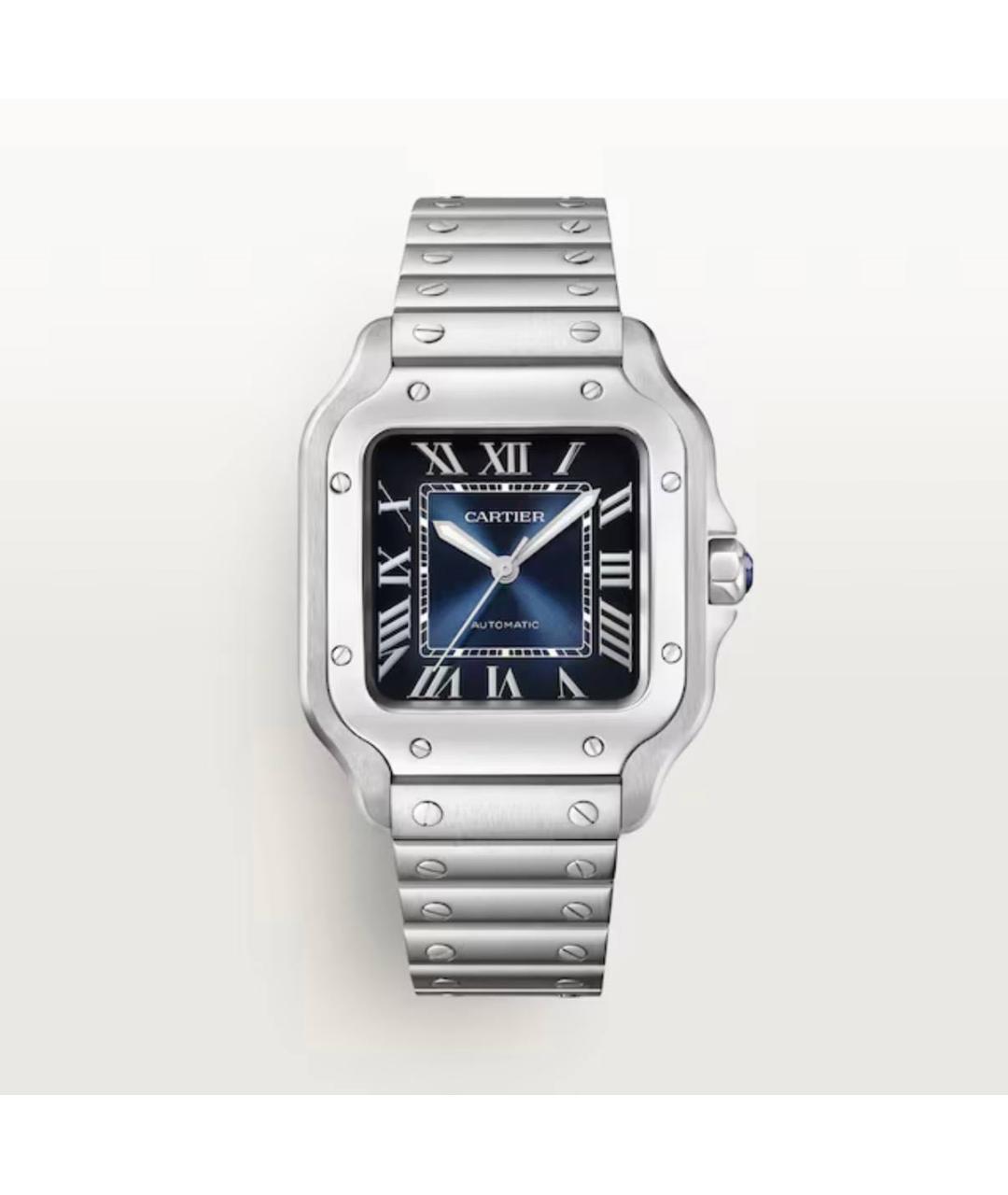 CARTIER Белые часы, фото 7