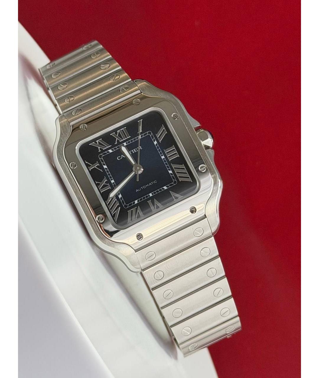 CARTIER Белые часы, фото 4