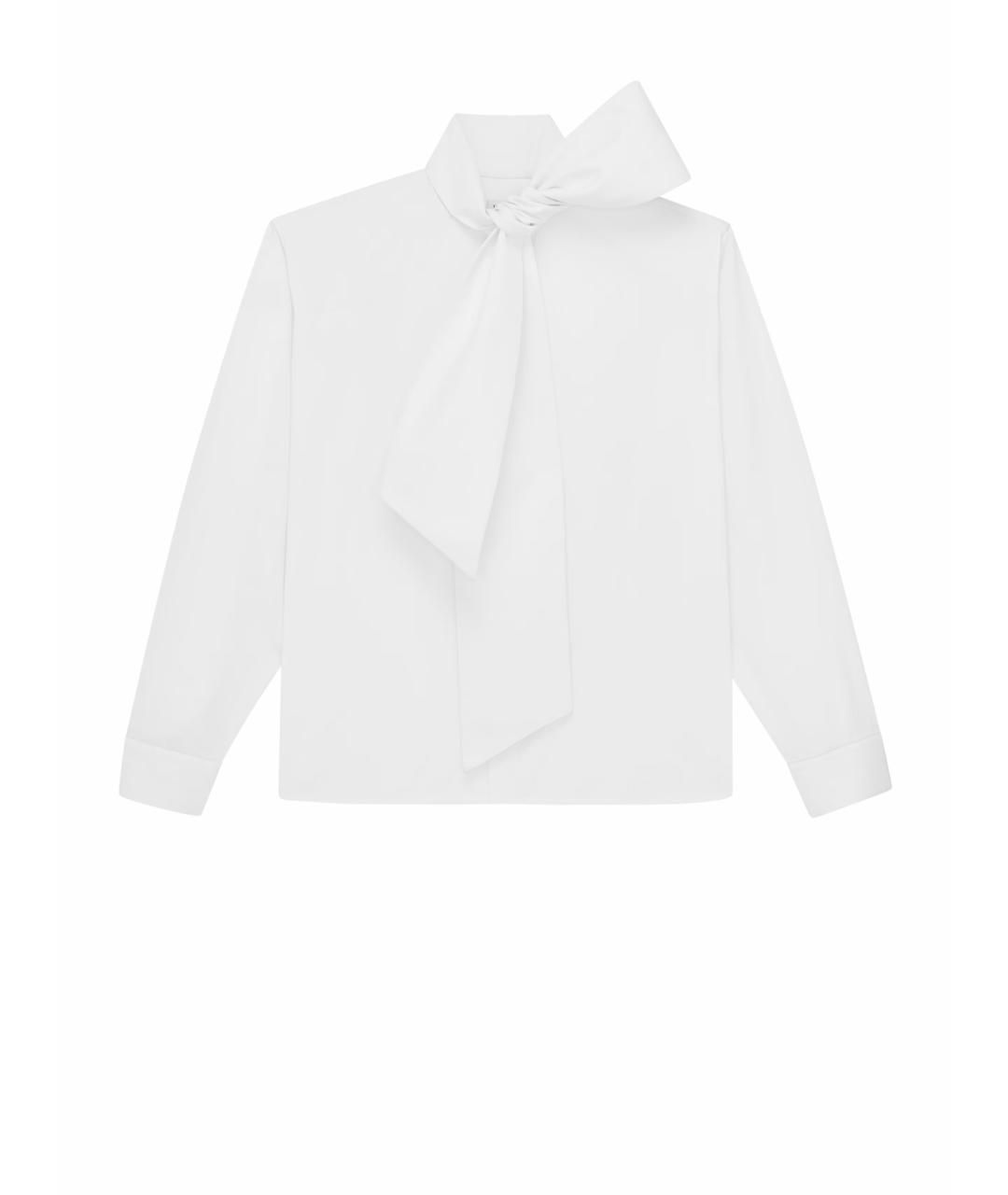 SAINT LAURENT Белая хлопковая рубашка, фото 1