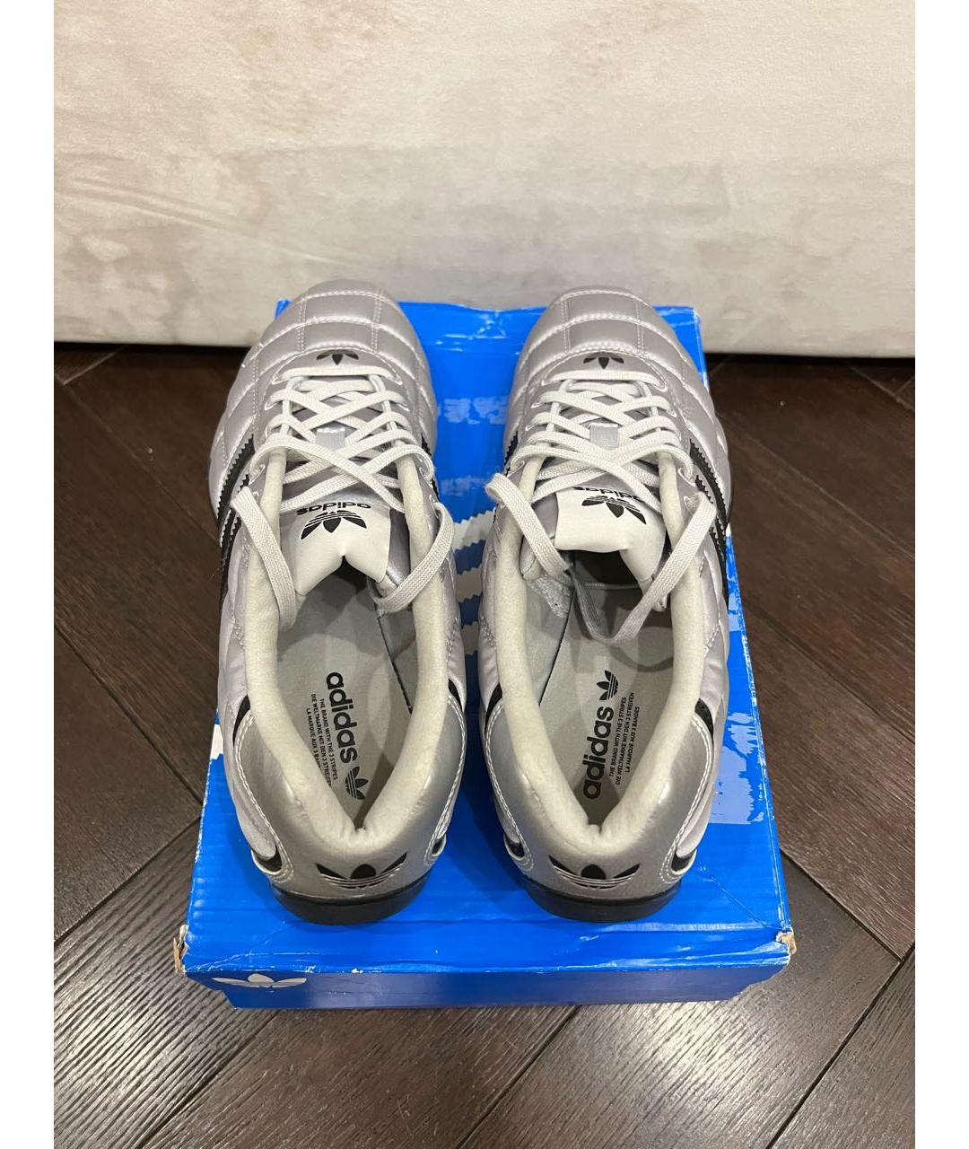 ADIDAS Серые синтетические низкие кроссовки / кеды, фото 2