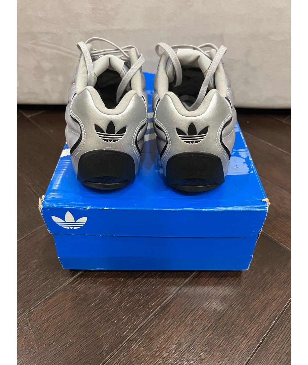 ADIDAS Серые синтетические низкие кроссовки / кеды, фото 3