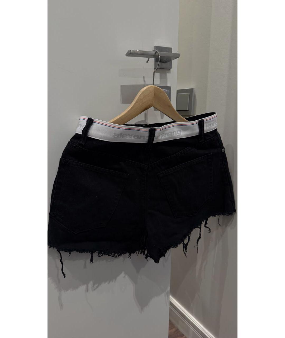 ALEXANDER WANG Черные деним шорты, фото 2
