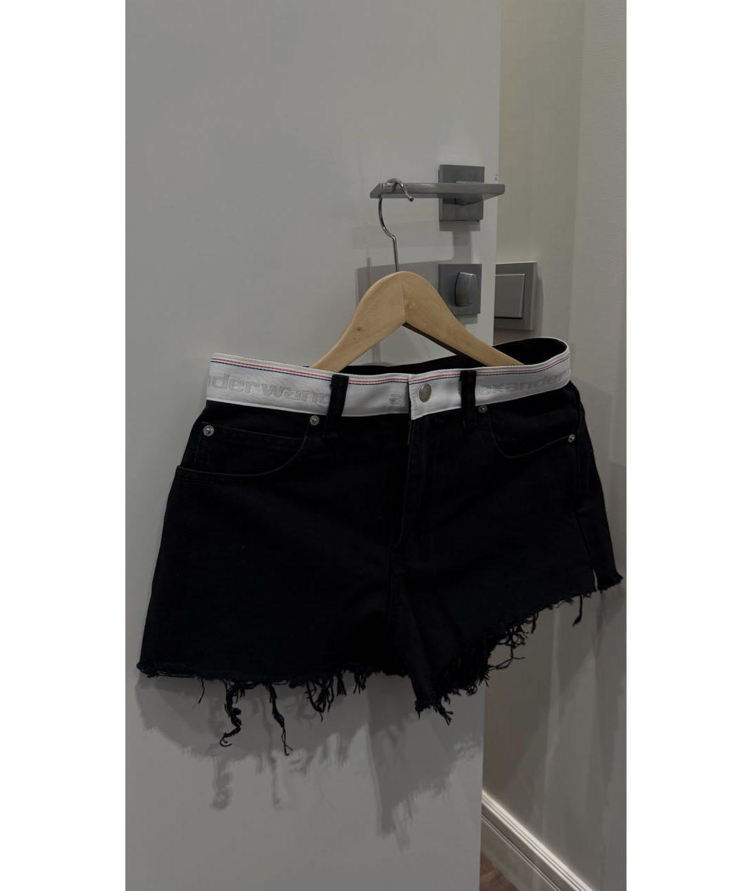 ALEXANDER WANG Черные деним шорты, фото 5