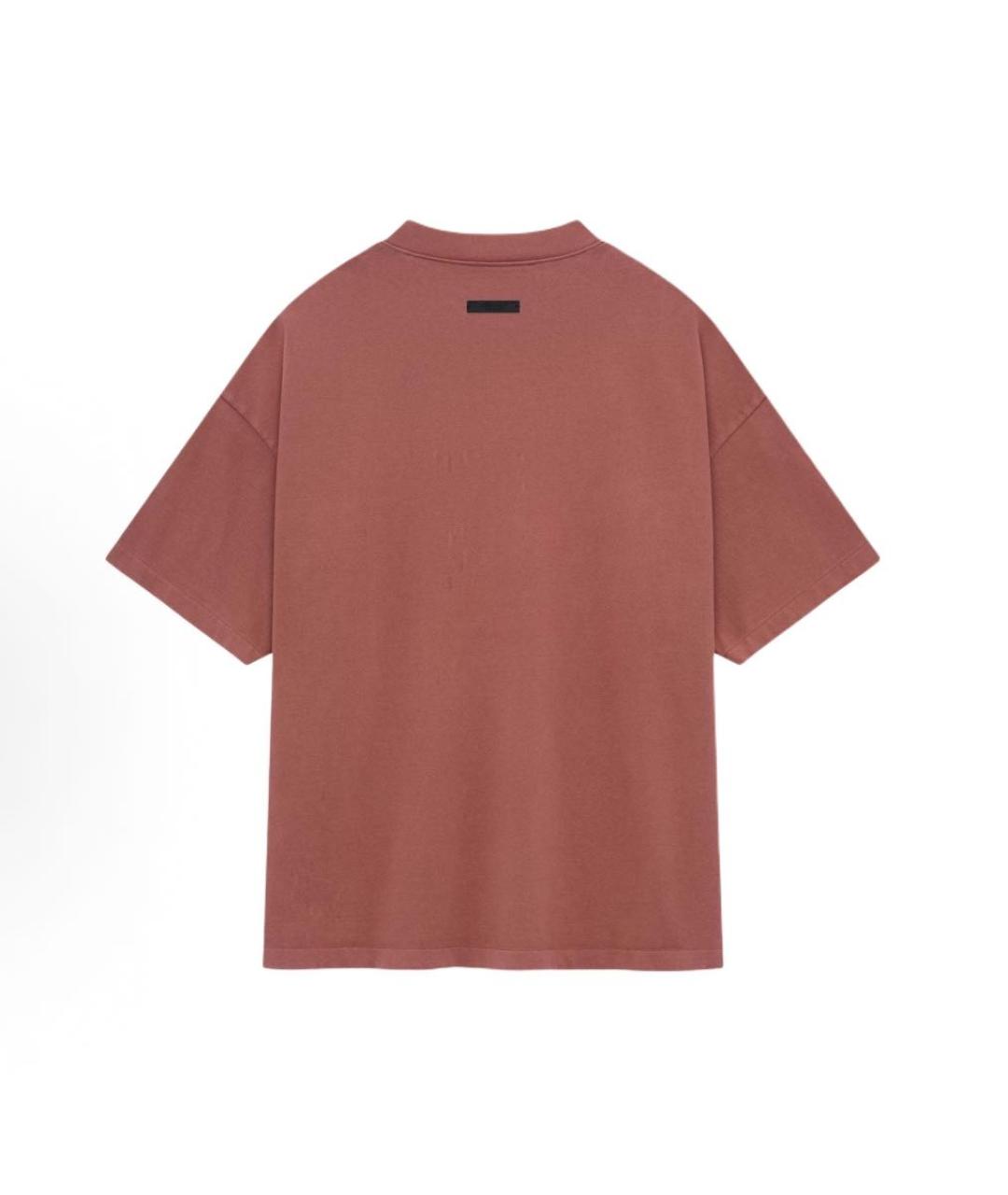 FEAR OF GOD ESSENTIALS Красная футболка, фото 2