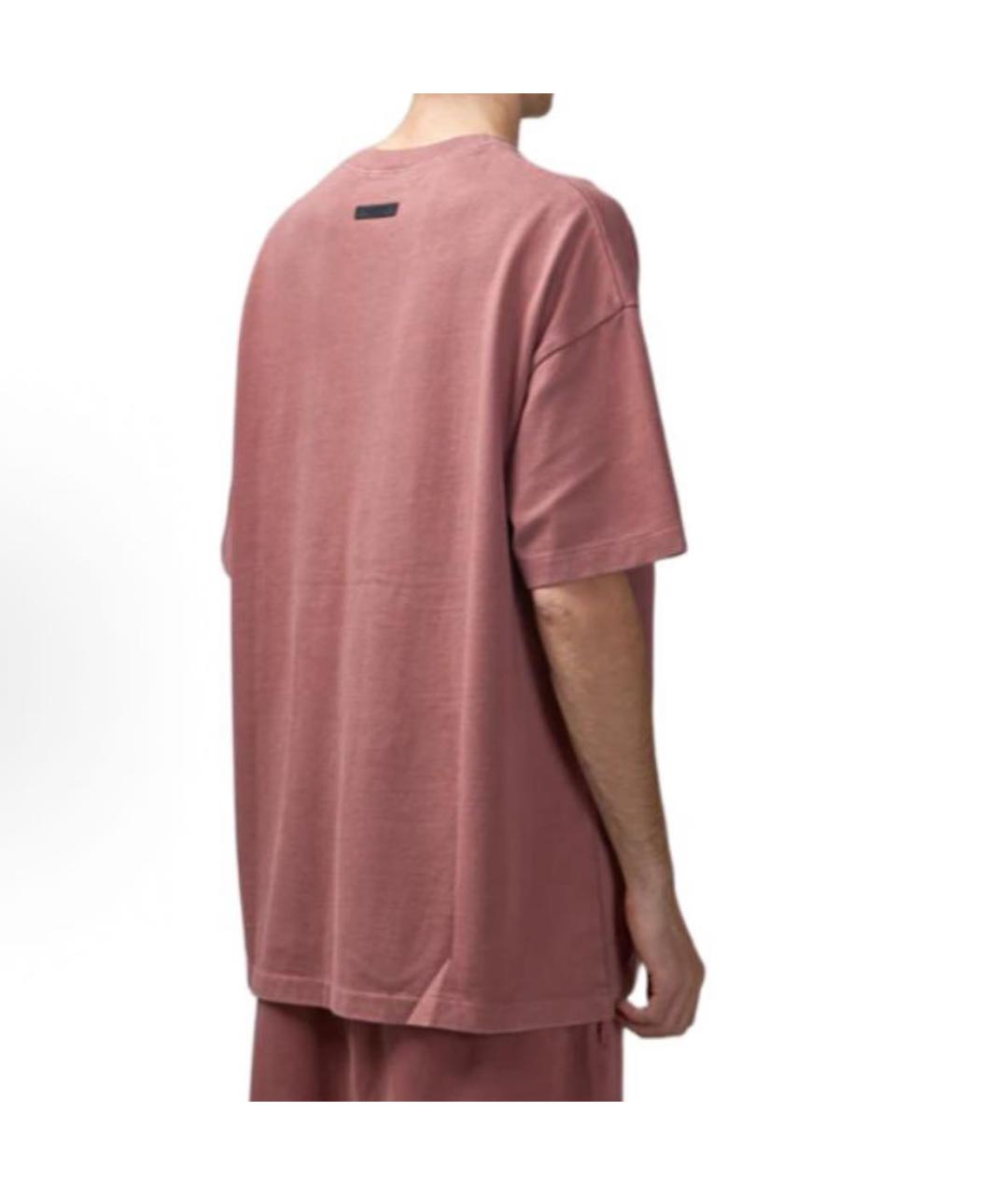 FEAR OF GOD ESSENTIALS Красная футболка, фото 5