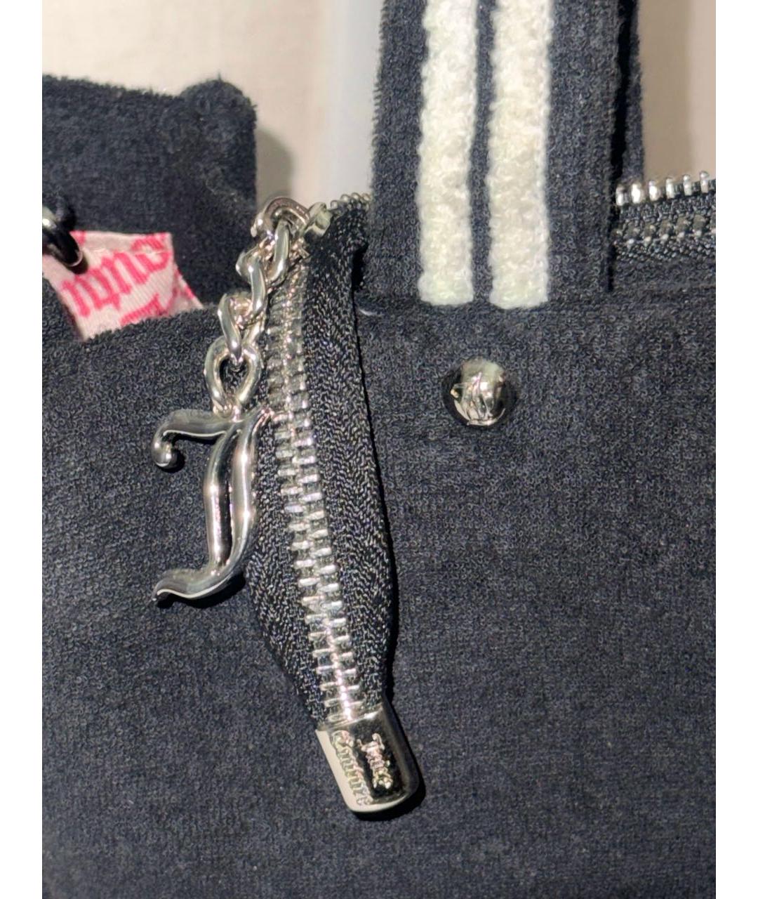 JUICY COUTURE Черная сумка тоут, фото 6
