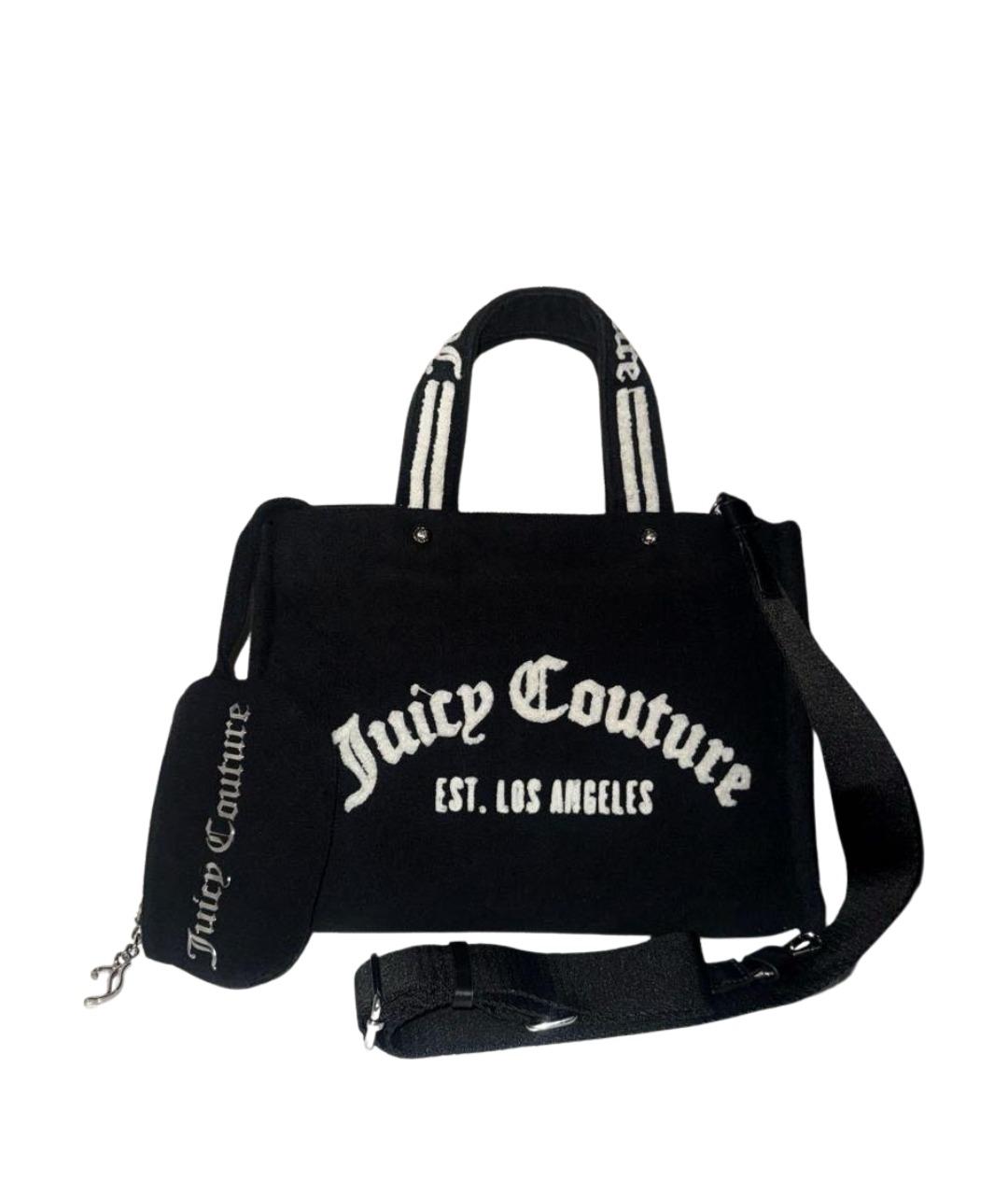 JUICY COUTURE Черная сумка тоут, фото 1