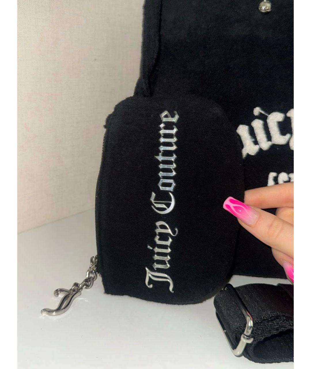 JUICY COUTURE Черная сумка тоут, фото 2
