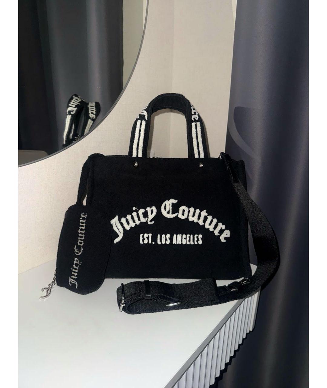 JUICY COUTURE Черная сумка тоут, фото 7