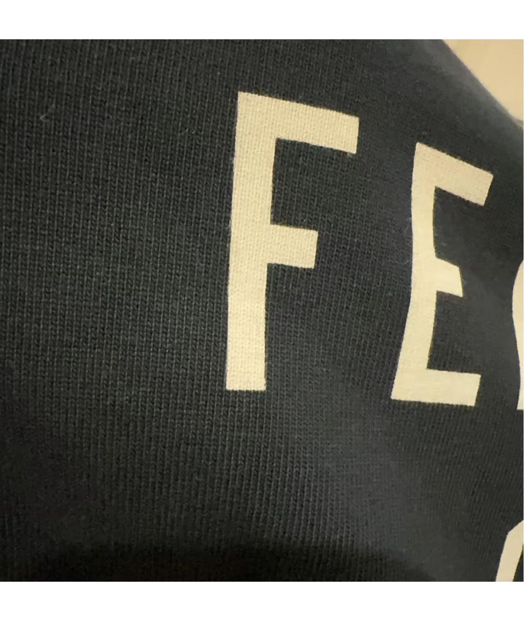 FEAR OF GOD Черная футболка, фото 7