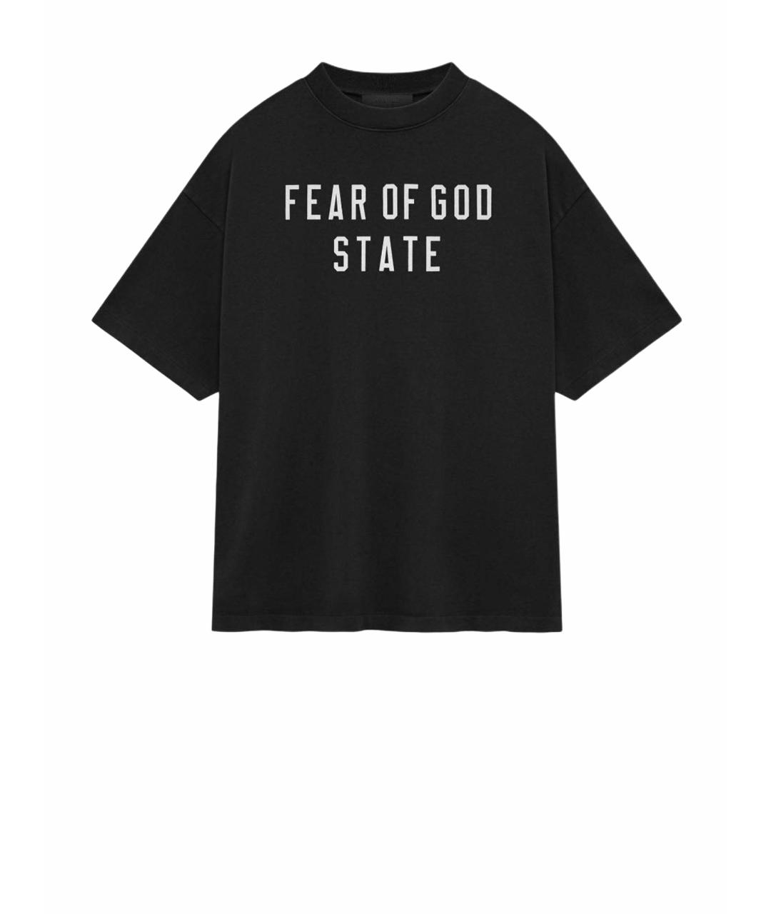 FEAR OF GOD Черная футболка, фото 1