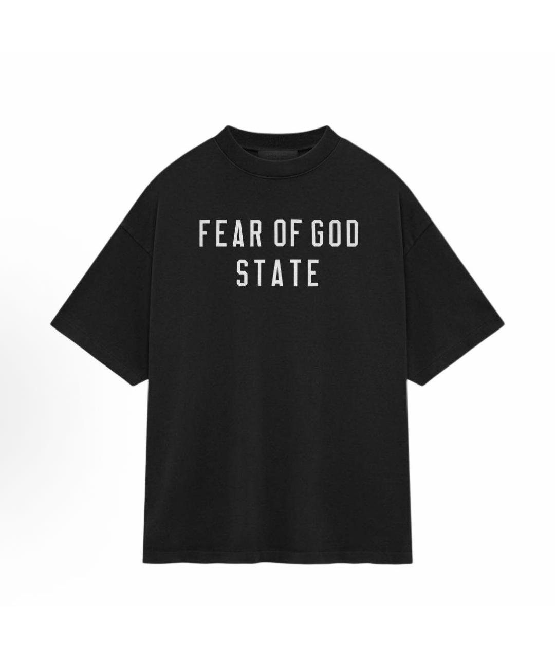 FEAR OF GOD Черная футболка, фото 9