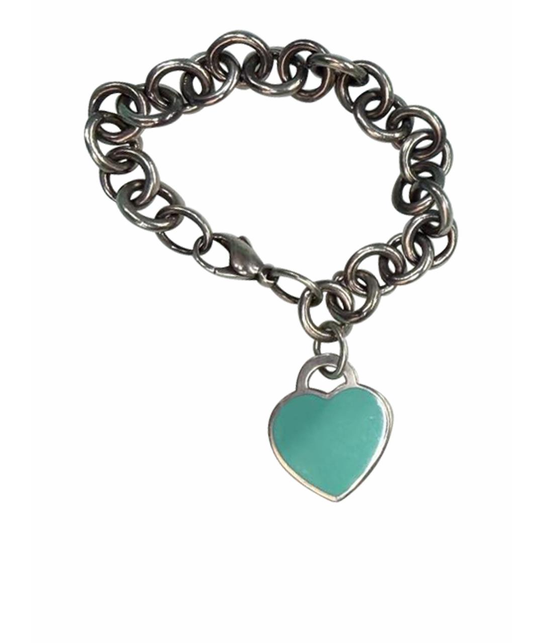 TIFFANY&CO Белый серебряный браслет, фото 1