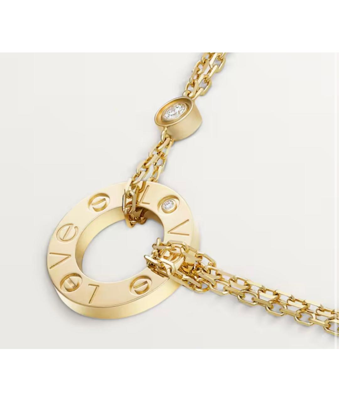 CARTIER Золотое колье из желтого золота, фото 4