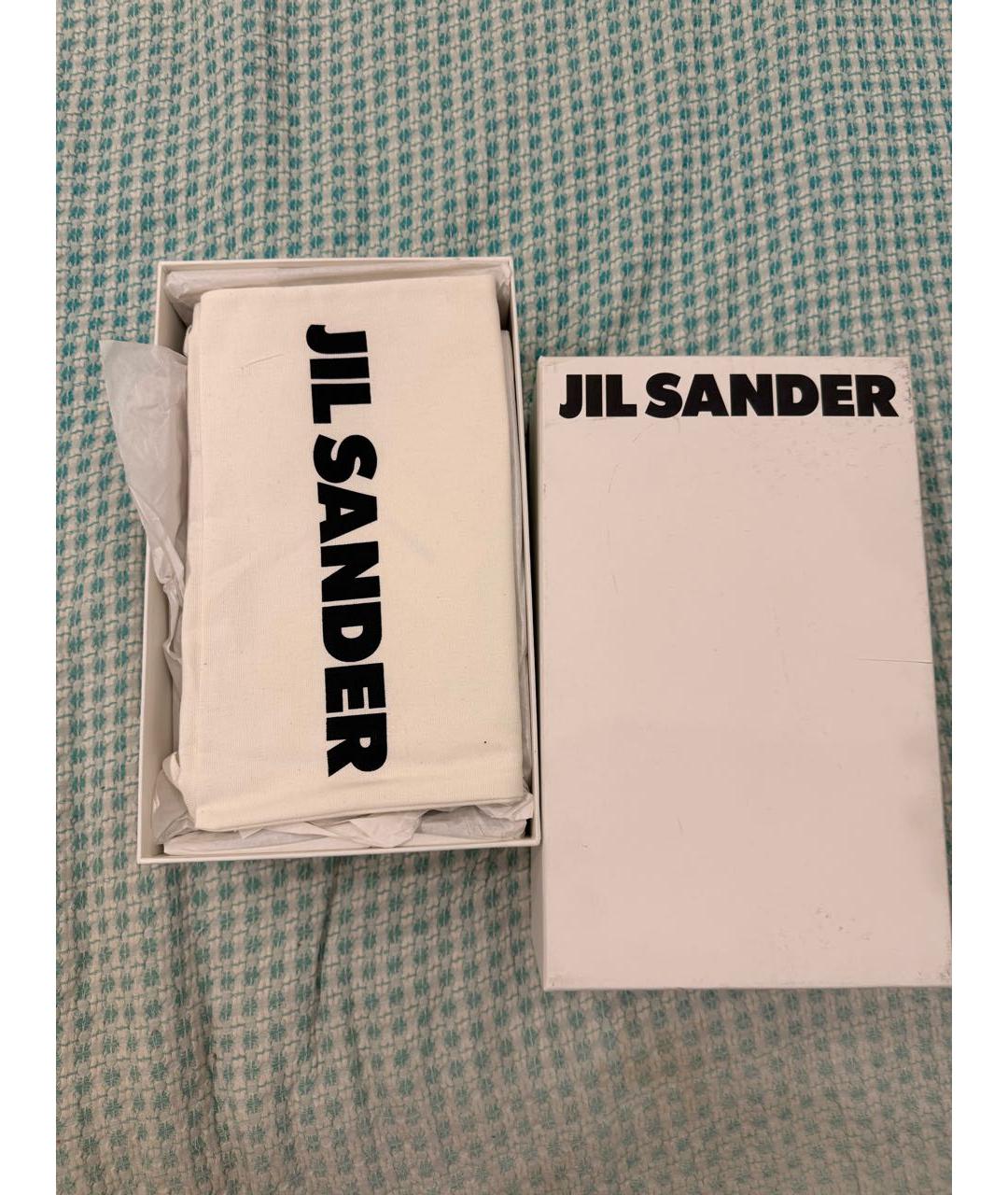 JIL SANDER Бежевые кожаные босоножки, фото 2