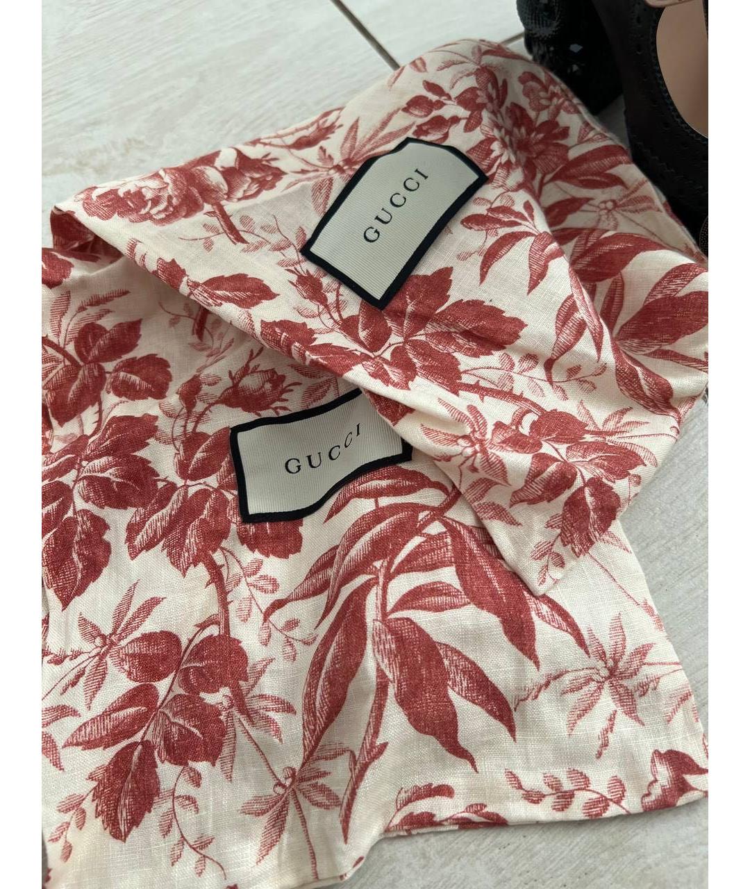 GUCCI Черные кожаные туфли, фото 7