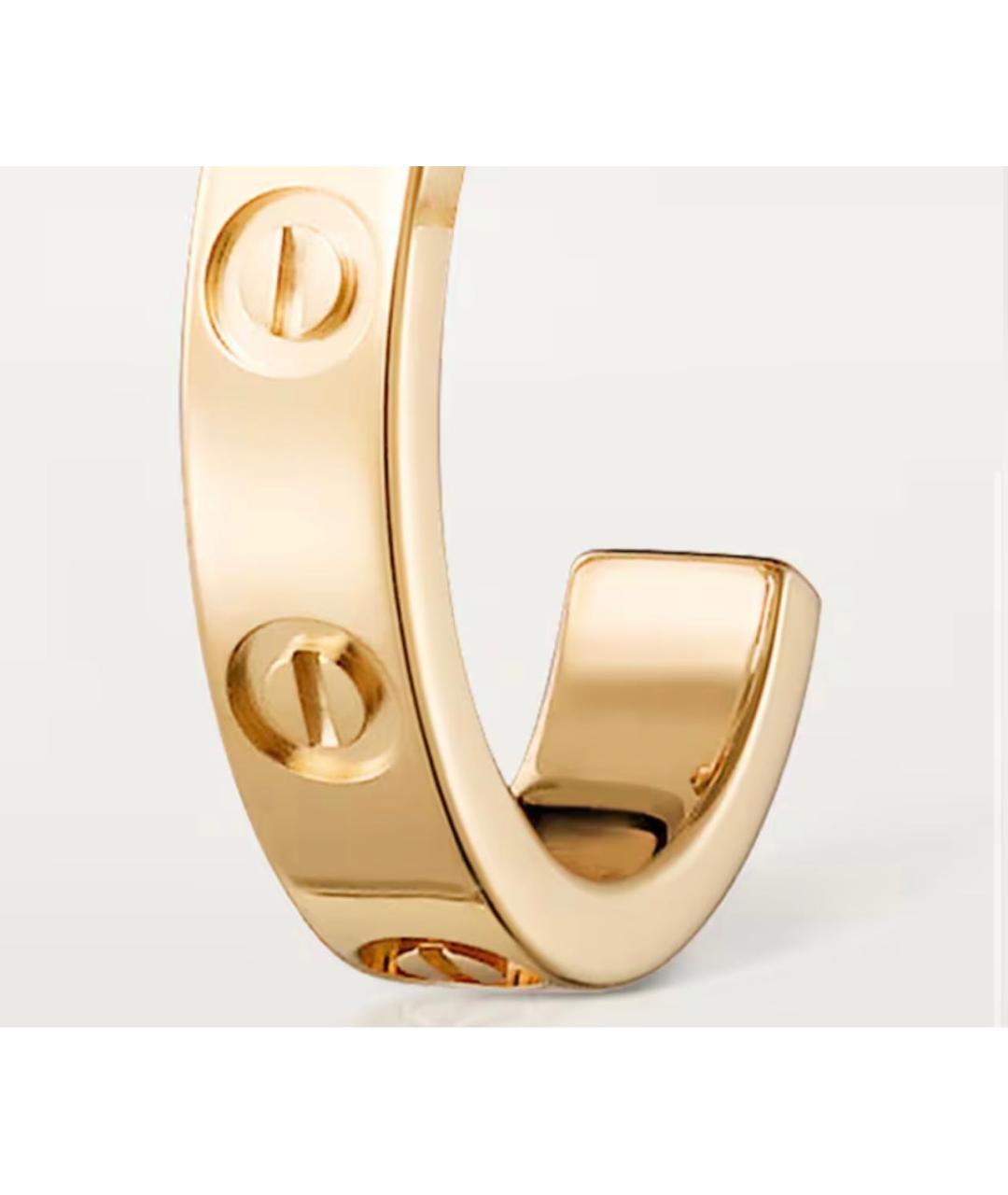 CARTIER Золотые серьги из желтого золота, фото 3