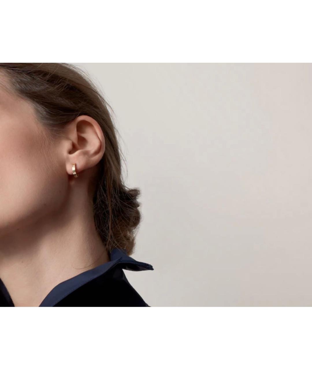 CARTIER Золотые серьги из желтого золота, фото 2