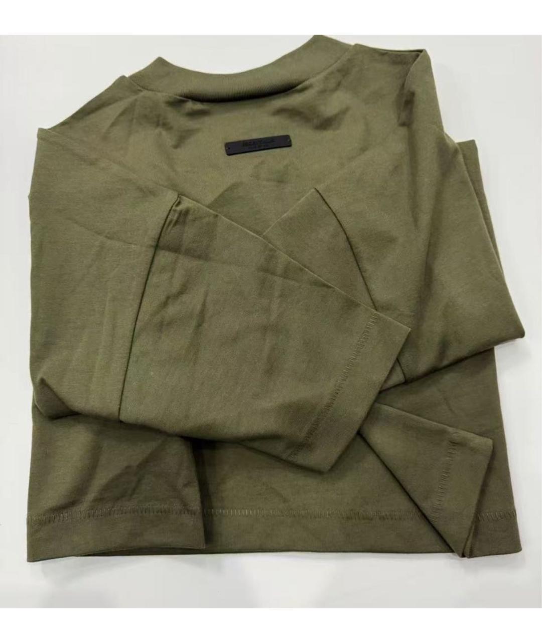 FEAR OF GOD ESSENTIALS Хаки футболка, фото 8