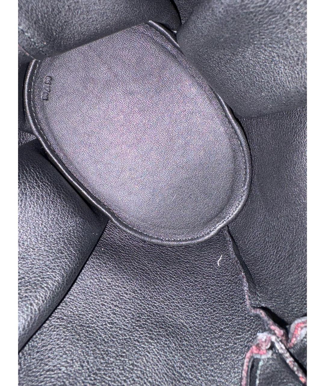 LOEWE Красная шерстяная сумка через плечо, фото 4