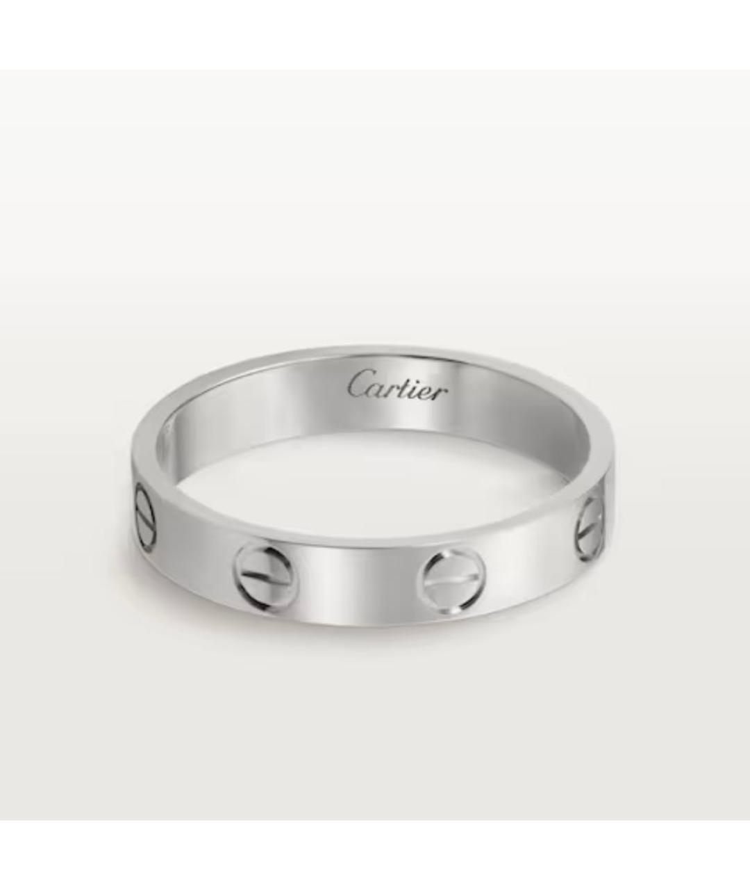 CARTIER Серебряное кольцо из белого золота, фото 5