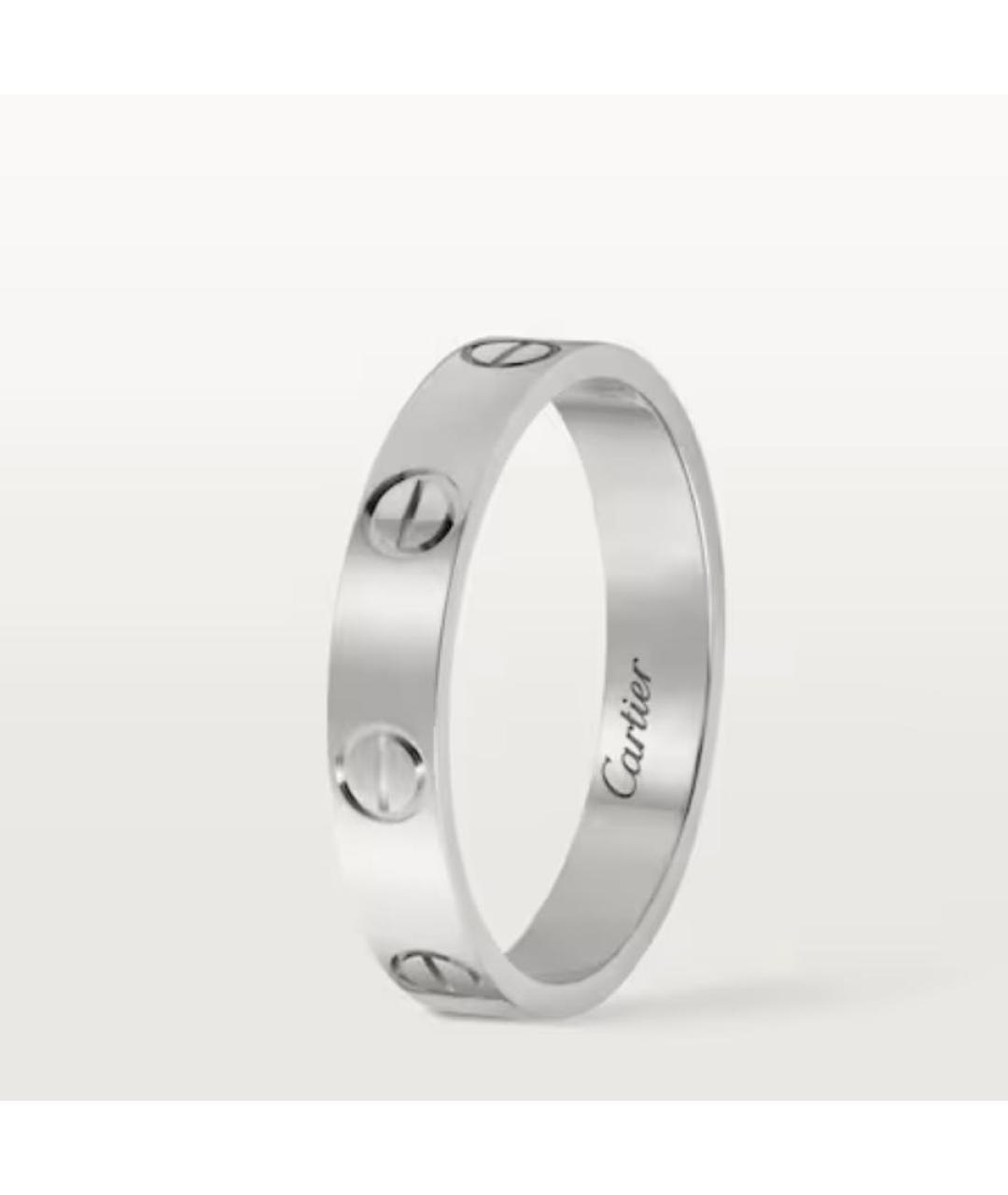 CARTIER Серебряное кольцо из белого золота, фото 2