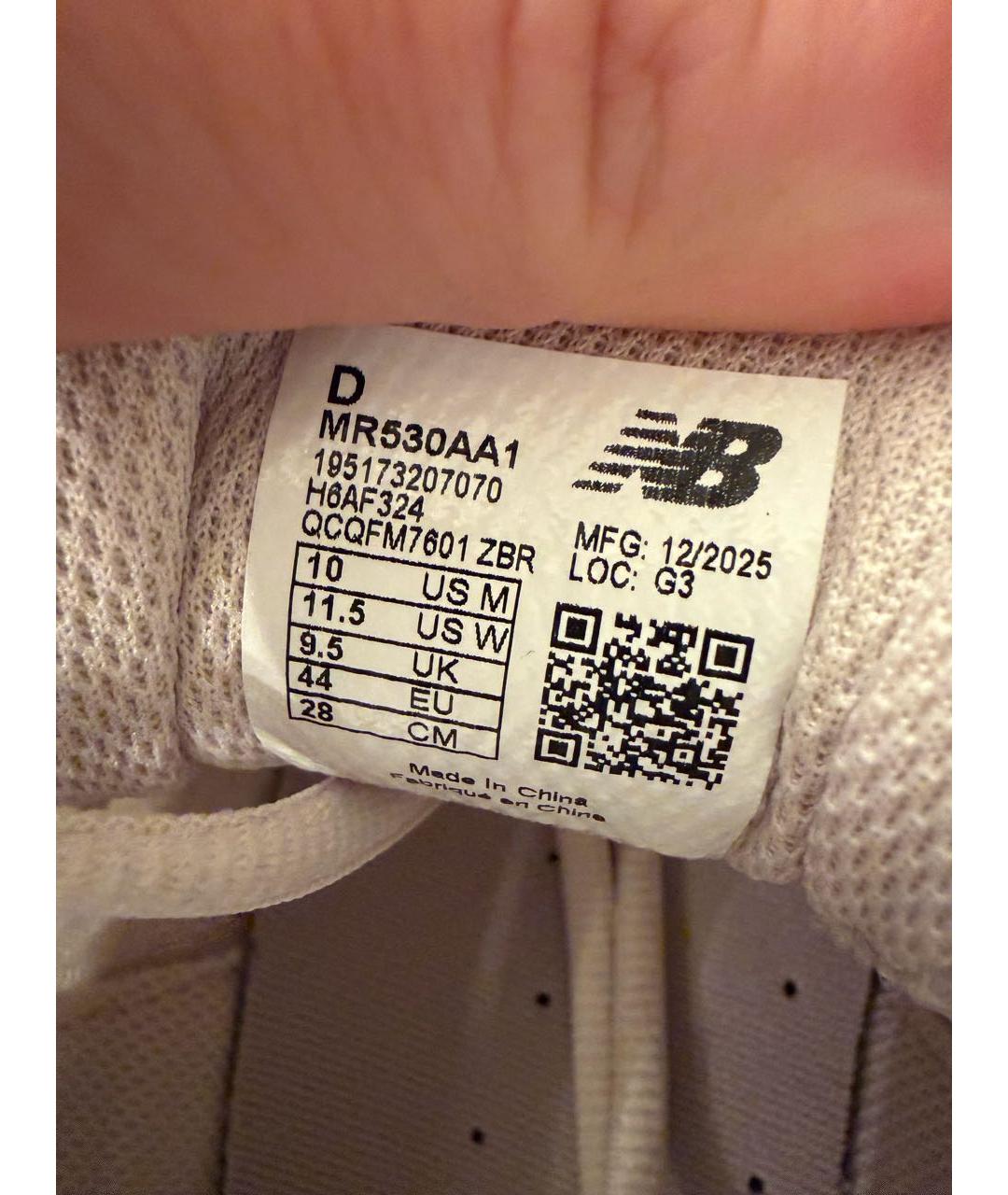 NEW BALANCE Текстильные низкие кроссовки / кеды, фото 3