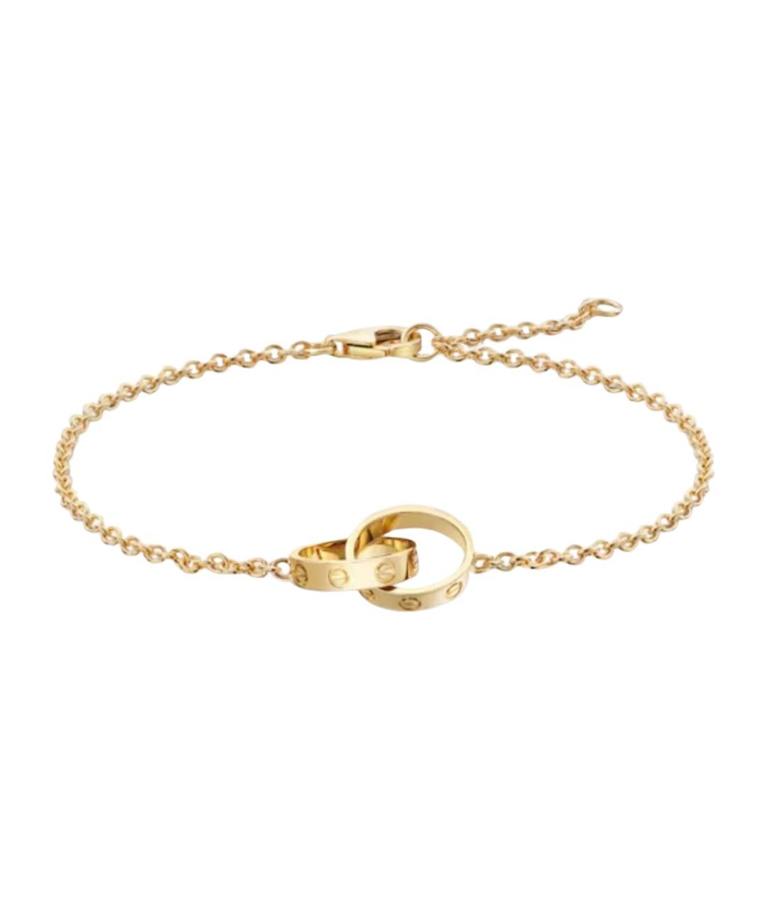 CARTIER Золотой браслет из желтого золота, фото 1
