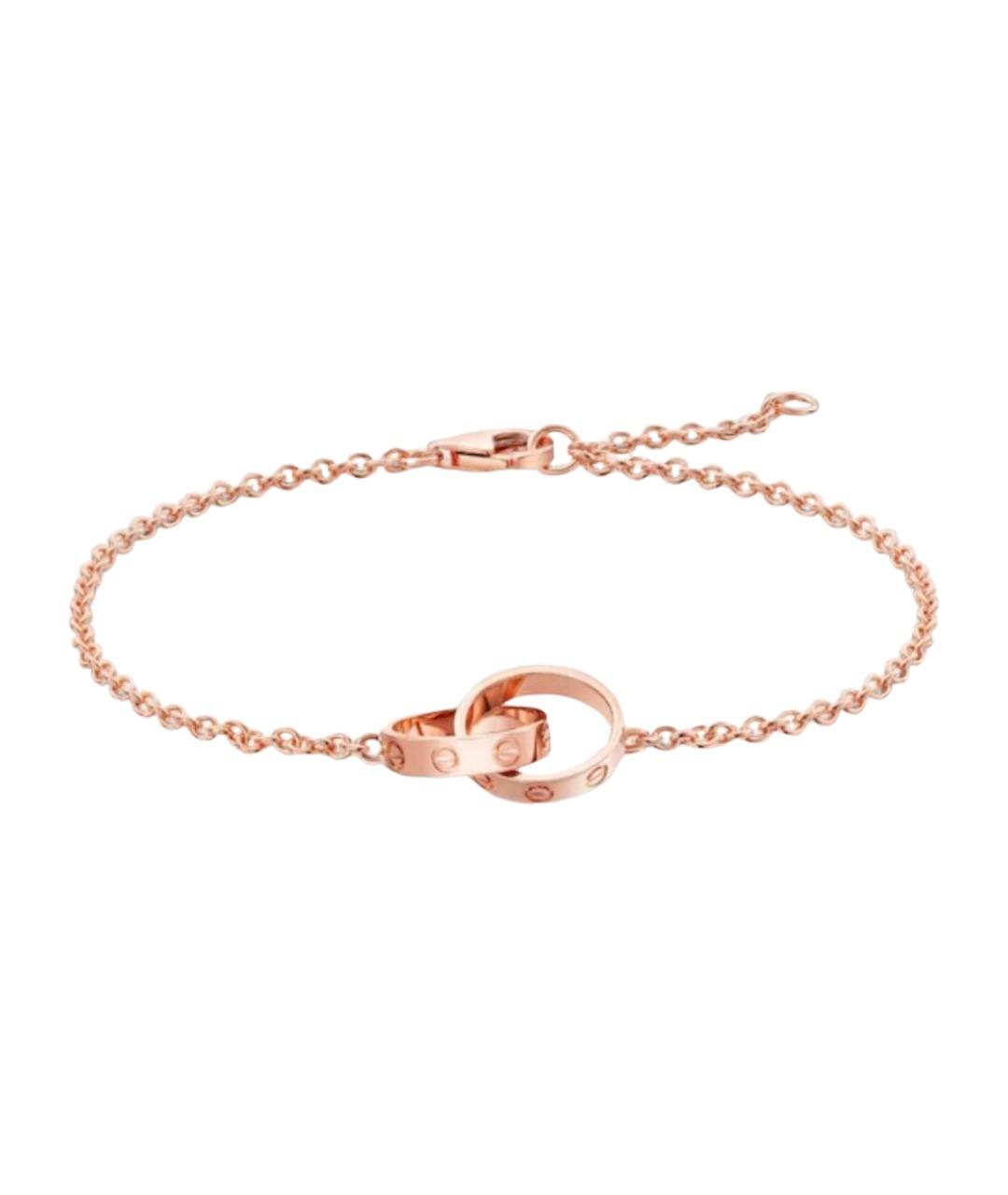 CARTIER Золотой браслет из розового золота, фото 1