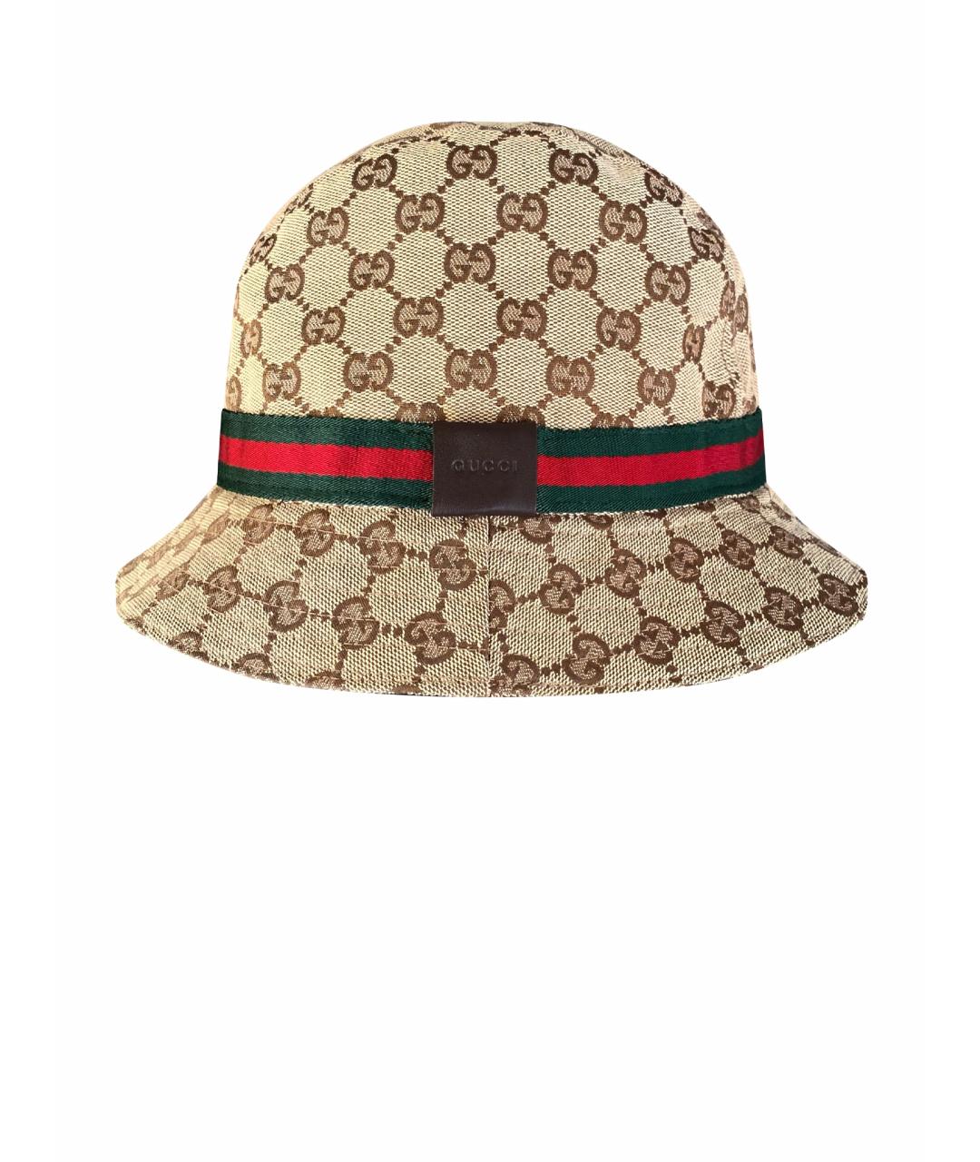 GUCCI Бежевая панама, фото 1