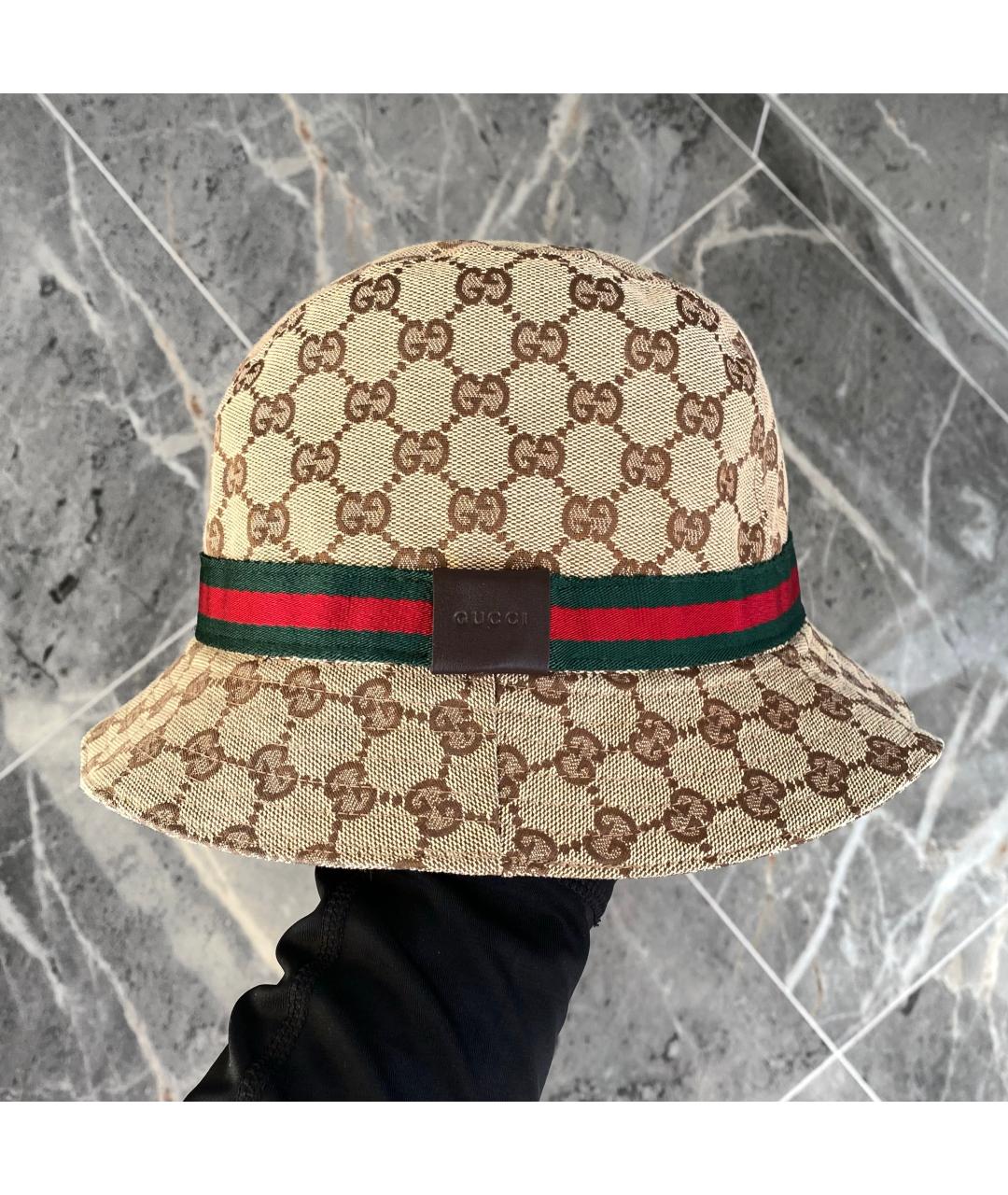 GUCCI Бежевая панама, фото 7